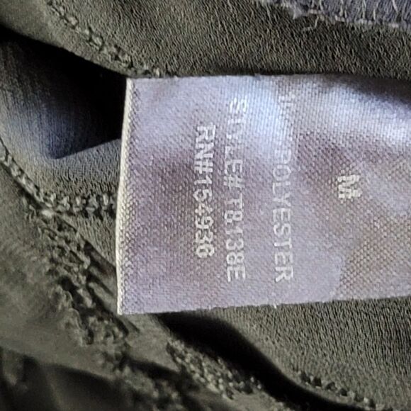 Unbranded dark romantic sheer blouse long angel sleeves - Picture 3 of 9